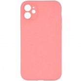 Чехол Silk Full Camera Protective (AA) NO LOGO для Apple iPhone 12 (6.1") Коралловый / Pink Orange