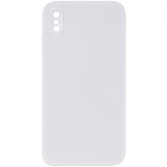 Чохол Silk Square Full Camera Protective (AA) NO LOGO для Apple iPhone X / XS (5.8") Білий / White