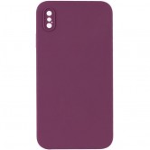 Чехол Silk Square Full Camera Protective (AA) NO LOGO для Apple iPhone X / XS (5.8") Бордовый / Maroon Чехол Silk Square Full Camera Protective (AA) NO LOGO для Apple iPhone X / XS (5.8") Бордовый / Maroon