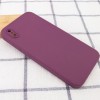 Чохол Silk Square Full Camera Protective (AA) NO LOGO для Apple iPhone X / XS (5.8") Бордовий / Maroon