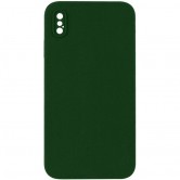 Чехол Silk Square Full Camera Protective (AA) NO LOGO для Apple iPhone X / XS (5.8") Зеленый / Army green Чехол Silk Square Full Camera Protective (AA) NO LOGO для Apple iPhone X / XS (5.8") Зеленый / Army green