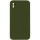 Чохол Silk Square Full Camera Protective (AA) NO LOGO для Apple iPhone X / XS (5.8") Зелений / Dark Olive