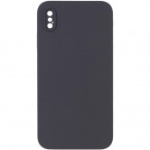 Чехол Silk Square Full Camera Protective (AA) NO LOGO для Apple iPhone X / XS (5.8") Серый / Dark Gray Чехол Silk Square Full Camera Protective (AA) NO LOGO для Apple iPhone X / XS (5.8") Серый / Dark Gray