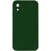 Чохол Silk Square Full Camera Protective (AA) NO LOGO для Apple iPhone XR (6.1") Зелений / Army green