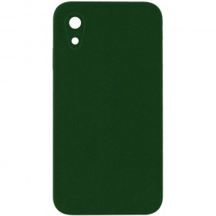 Чохол Silk Square Full Camera Protective (AA) NO LOGO для Apple iPhone XR (6.1") Зелений / Army green
