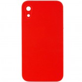 Чохол Silk Square Full Camera Protective (AA) NO LOGO для Apple iPhone XR (6.1") Червоний / Red