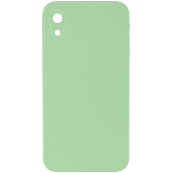 Чохол Silk Square Full Camera Protective (AA) NO LOGO для Apple iPhone XR (6.1") М'ятний / Mint
