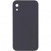 Чохол Silk Square Full Camera Protective (AA) NO LOGO для Apple iPhone XR (6.1") Сірий / Dark Gray