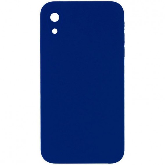 Чохол Silk Square Full Camera Protective (AA) NO LOGO для Apple iPhone XR (6.1") Синій / Deep navy
