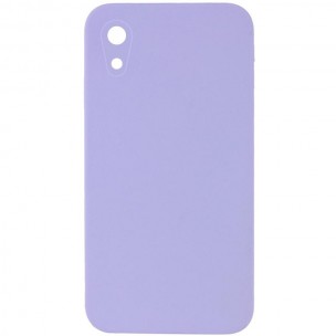 Чехол Silk Square Full Camera Protective (AA) NO LOGO для Apple iPhone XR (6.1") Сиреневый / Dasheen
