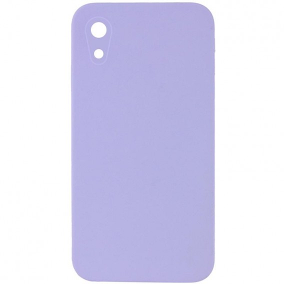 Чохол Silk Square Full Camera Protective (AA) NO LOGO для Apple iPhone XR (6.1") Бузковий / Dasheen
