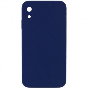 Чохол Silk Square Full Camera Protective (AA) NO LOGO для Apple iPhone XR (6.1") Темно-синій / Midnight blue