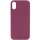 Чохол Silk Full Protective (AA) NO LOGO для Apple iPhone X / XS (5.8") Бордовий / Plum