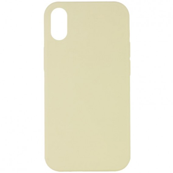 Чохол Silk Full Protective (AA) NO LOGO для Apple iPhone X / XS (5.8") Жовтий / Mellow Yellow