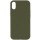Чохол Silk Full Protective (AA) NO LOGO для Apple iPhone X / XS (5.8") Зелений / Dark Olive