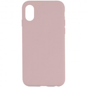 Чохол Silk Full Protective (AA) NO LOGO для Apple iPhone X / XS (5.8") Рожевий / Chalk Pink
