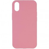 Чехол Silk Full Protective (AA) NO LOGO для Apple iPhone X / XS (5.8") Розовый / Light pink Чехол Silk Full Protective (AA) NO LOGO для Apple iPhone X / XS (5.8") Розовый / Light pink
