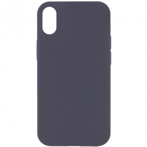 Чохол Silk Full Protective (AA) NO LOGO для Apple iPhone X / XS (5.8") Сірий / Dark Gray