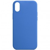 Чехол Silk Full Protective (AA) NO LOGO для Apple iPhone X / XS (5.8") Синий / Capri Blue Чехол Silk Full Protective (AA) NO LOGO для Apple iPhone X / XS (5.8") Синий / Capri Blue