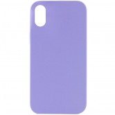Чехол Silk Full Protective (AA) NO LOGO для Apple iPhone X / XS (5.8") Сиреневый / Dasheen