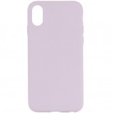 Чехол Silk Full Protective (AA) NO LOGO для Apple iPhone X / XS (5.8") Сиреневый / Lilac
