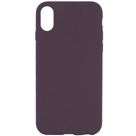Чохол Silk Full Protective (AA) NO LOGO для Apple iPhone X / XS (5.8") Фіолетовий / Elderberry