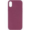 Чохол Silk Full Protective (AA) NO LOGO для Apple iPhone XR (6.1") Бордовий / Plum