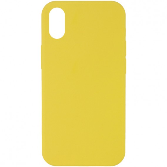 Чохол Silk Full Protective (AA) NO LOGO для Apple iPhone XR (6.1") Жовтий / Yellow