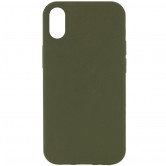 Чохол Silk Full Protective (AA) NO LOGO для Apple iPhone XR (6.1") Зелений / Dark Olive Чохол Silk Full Protective (AA) NO LOGO для Apple iPhone XR (6.1") Зелений / Dark Olive