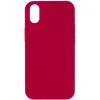 Чохол Silk Full Protective (AA) NO LOGO для Apple iPhone XR (6.1") Червоний / Rose Red