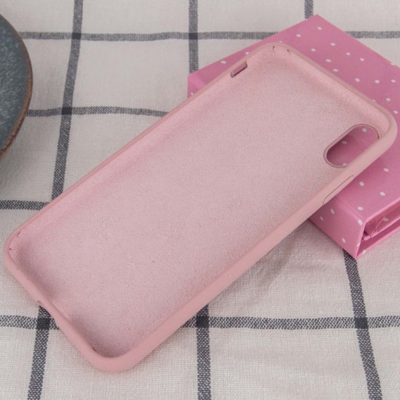 Чохол Silk Full Protective (AA) NO LOGO для Apple iPhone XR (6.1") Рожевий / Pink Sand Чохол Silk Full Protective (AA) NO LOGO для Apple iPhone XR (6.1") Рожевий / Pink Sand