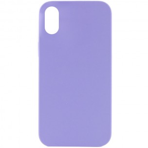 Чохол Silk Full Protective (AA) NO LOGO для Apple iPhone XR (6.1") Бузковий / Dasheen
