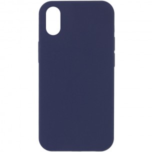 Чохол Silk Full Protective (AA) NO LOGO для Apple iPhone XR (6.1") Темно-синій / Midnight blue