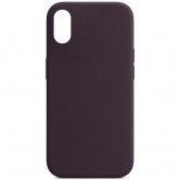 Чохол Silk Full Protective (AA) NO LOGO для Apple iPhone XR (6.1") Фіолетовий / Elderberry