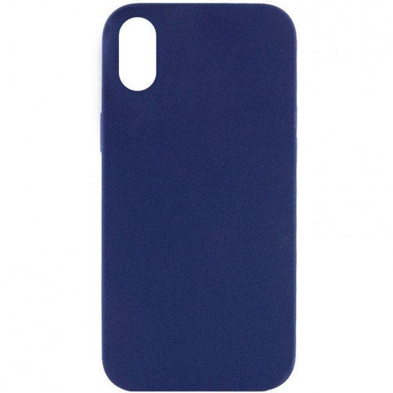 Чохол Silk Full Protective (AA) NO LOGO для Apple iPhone XS Max (6.5") Синій / Deep navy