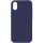 Чохол Silk Full Protective (AA) NO LOGO для Apple iPhone XS Max (6.5") Темно-синій / Midnight blue