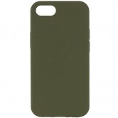 Чехол Silk Full Protective (AA) NO LOGO для Apple iPhone SE (2020) / 7 / 8 (4.7") Зеленый / Dark Olive