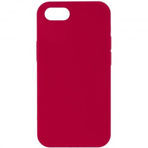 Чохол Silk Full Protective (AA) NO LOGO для Apple iPhone SE (2020) / 7 / 8 (4.7") Червоний / Rose Red
