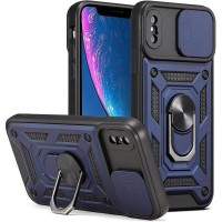 Чехол Ummi Camshield Serge Ring для Apple iPhone X / XS (5.8") Синий / Navy Чехол Ummi Camshield Serge Ring для Apple iPhone X / XS (5.8") Синий / Navy