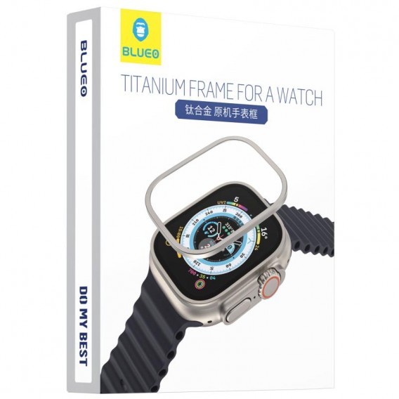 Захисна рамка BlueO Titanium Frame для Apple Watch Ultra 1/2/3 49mm Natural Titanium Захисна рамка BlueO Titanium Frame для Apple Watch Ultra 1/2/3 49mm Natural Titanium