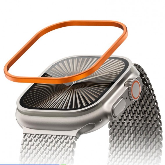 Захисна рамка BlueO Titanium Frame для Apple Watch Ultra 1/2/3 49mm Orange