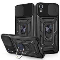 Чохол Ummi Camshield Serge Ring для Apple iPhone XR (6.1") Чорний / Black Чохол Ummi Camshield Serge Ring для Apple iPhone XR (6.1") Чорний / Black