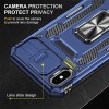 Ударостійкий чохол Camshield Army Ring для Apple iPhone XS Max (6.5") Синій / Navy