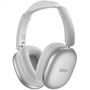 Накладні бездротові навушники Hoco W73 Graceful (App) Silver