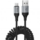 Дата кабель Hoco X121 Nuevo USB to MicroUSB 2.4A (1.5m) Black