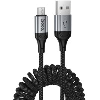 Дата кабель Hoco X121 Nuevo USB to MicroUSB 2.4A (1.5m) Black