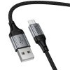 Дата кабель Hoco X121 Nuevo USB to MicroUSB 2.4A (1.5m) Black