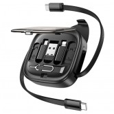 Дата кабель Hoco U140 with cable set 5in1 60W (0.95m) Black Дата кабель Hoco U140 with cable set 5in1 60W (0.95m) Black