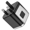 Мережевий універсальний перехідник Hoco AC5 Level 2USB+Socket Black