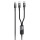 Дата кабель Hoco U139 Type-C to Type-C/Type-C 100W (1.2m) Black